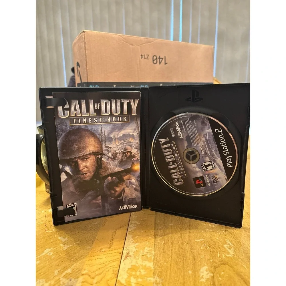 Call of Duty : Finest Hour / PlayStation 2 PS2 / CIB / Clean / Tested /